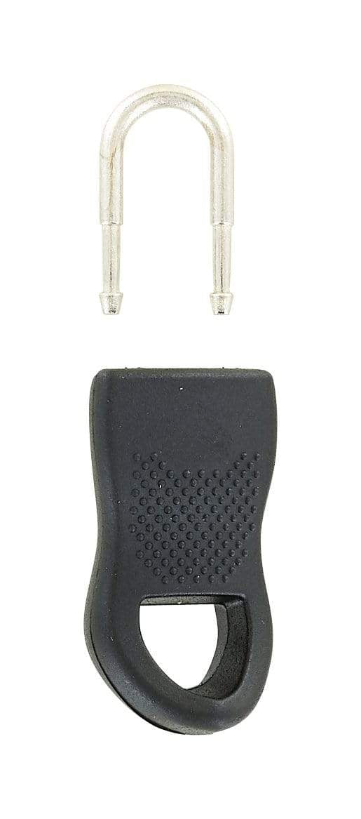  SINCCO 6 Pcs Zipper Pull Replacement, Universal Zipper Pull Tab  Fixer Metal Zipper Head Handle Mend Repair Kit for Jacket Purse Backpack  Luggage Boot, Black