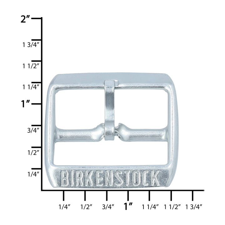 Ohio Travel Bag Birkenstock 30mm Silver, Birkenstock Buckle, Steel, #C-1497-SILV C-1497-SILV