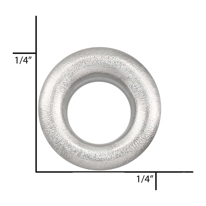 Ohio Travel Bag Fasteners 5/32" Nickel, Eyelet, Steel - 36 pk, #A-259-NP A-259-NP