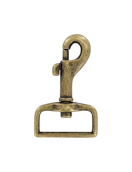1 Antique Brass, Bolt Swivel Snap Hook, Zinc Alloy, #P-1572-ANTB