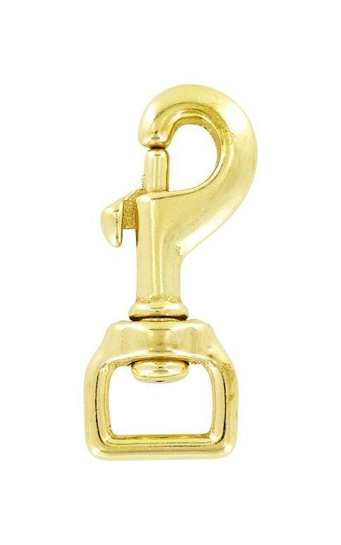 3/4 Brass, Bolt Swivel Snap Hook, Solid Brass, #P-1929