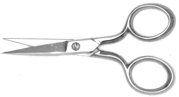 4 Classic, Gingher Embroidery Scissors, Steel, #T-1303