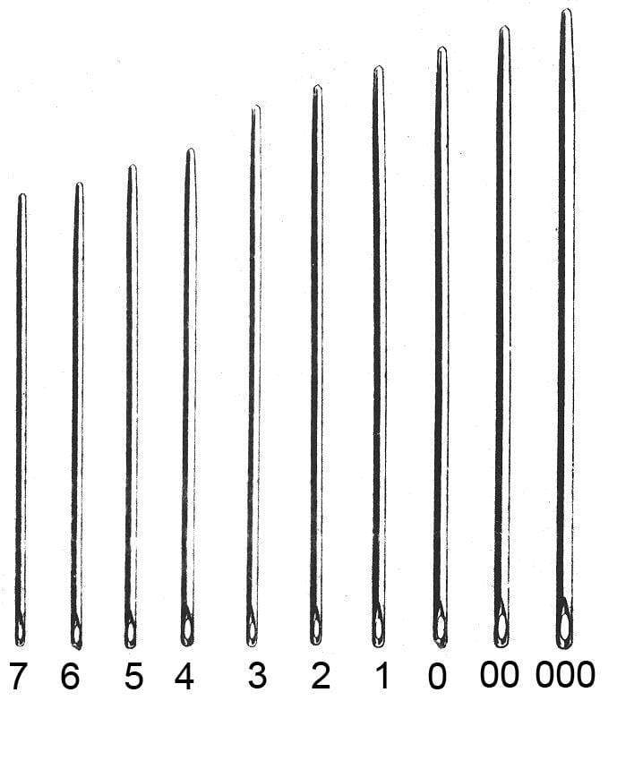 Ohio Travel Bag Tools Size 4, C.S Osborne Dull Point Harness Needle, #T-517-4 T-517-4
