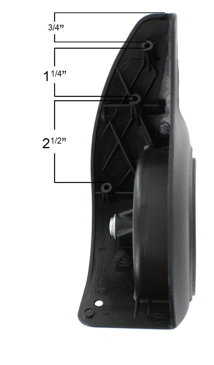 Ohio Travel Bag Wheels & Feet Wheel Assembly Pair Black, #XW-11-PR XW-11-PR