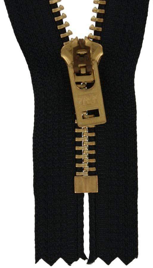 YKK #5 Brass Jean Zipper - WAWAK Sewing Supplies