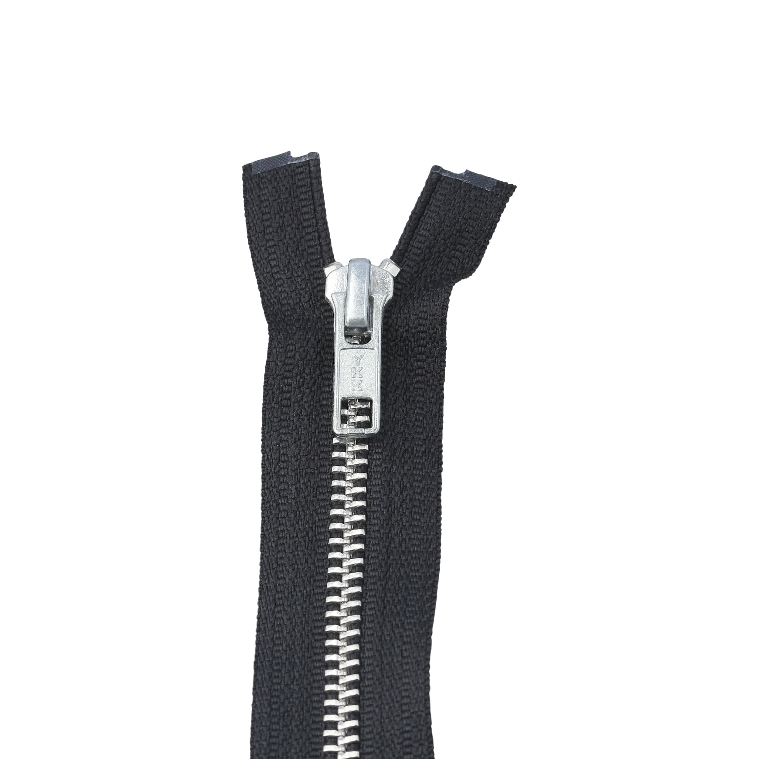 Ohio Travel Bag-Zippers-#5 Metal, Black, 20 YKK Separating Jacket Zipper  with Aluminum Teeth, #6JK-20-BLK-N-$2.30