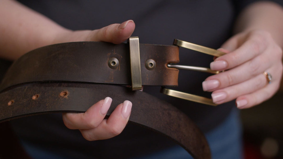 How to Assemble a Belt Using a Leather Belt Blank