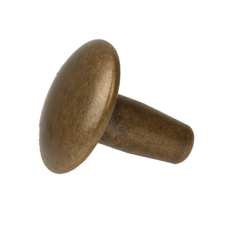 10mm Antique Brass, Large Double Cap Jiffy Rivets - NB510D-ANTB