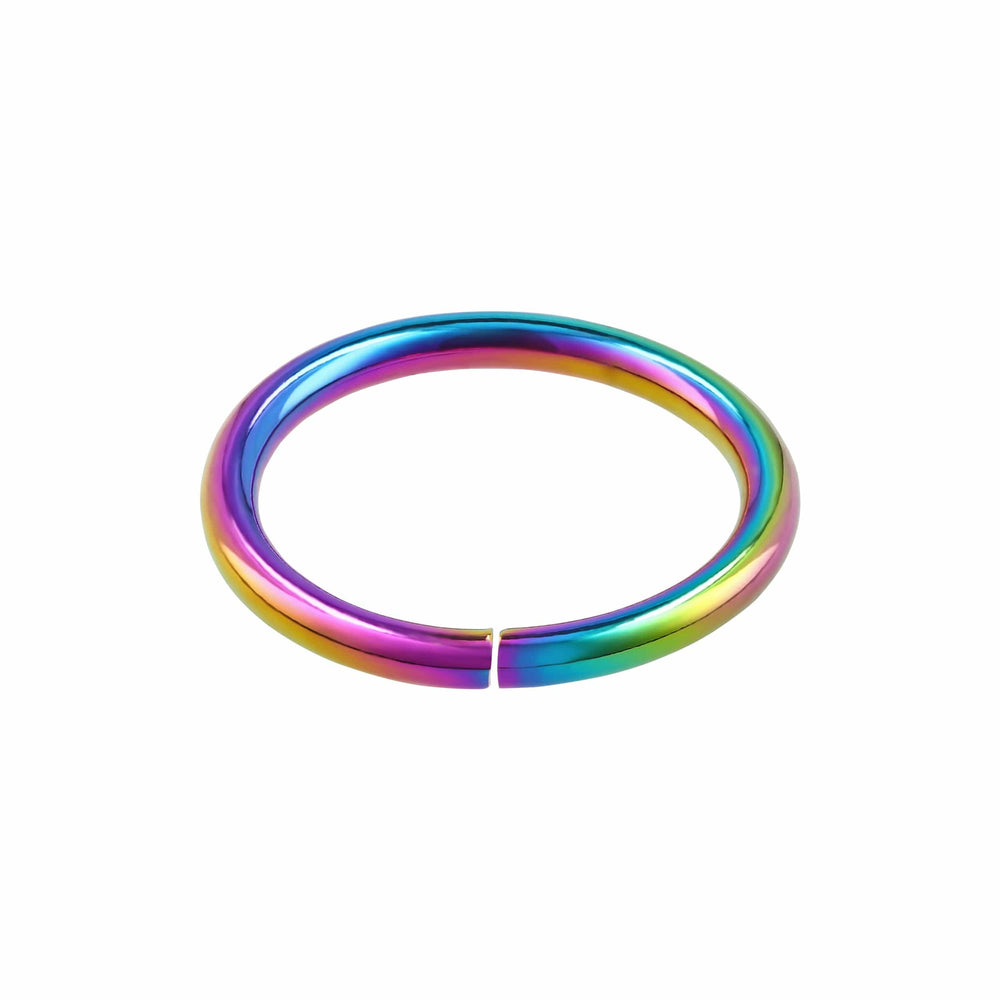 Ohio Travel Bag 1 1/2" Iridescent Rainbow, Split O-Ring, Zinc Alloy, #D-421-38-IR D-421-38-IR