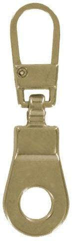 Ohio Travel Bag 1 5/8" Brass, Zipper Pull Replacement, Steel, #ZP-35-BRS ZP-35-BRS