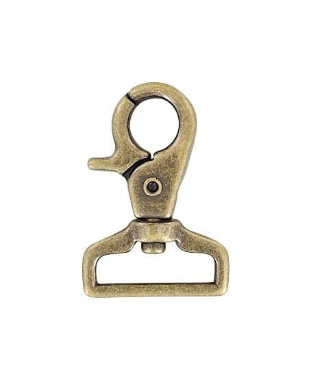 1pc Solid Brass Trigger Clips Swivel Eye Snap Hooks Sewing Leather Craft  Accesso
