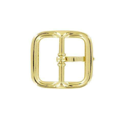 Ohio Travel Bag 1" Gold, Center Bar Buckle, Solid Brass, #C-1517-GOLD C-1517-GOLD
