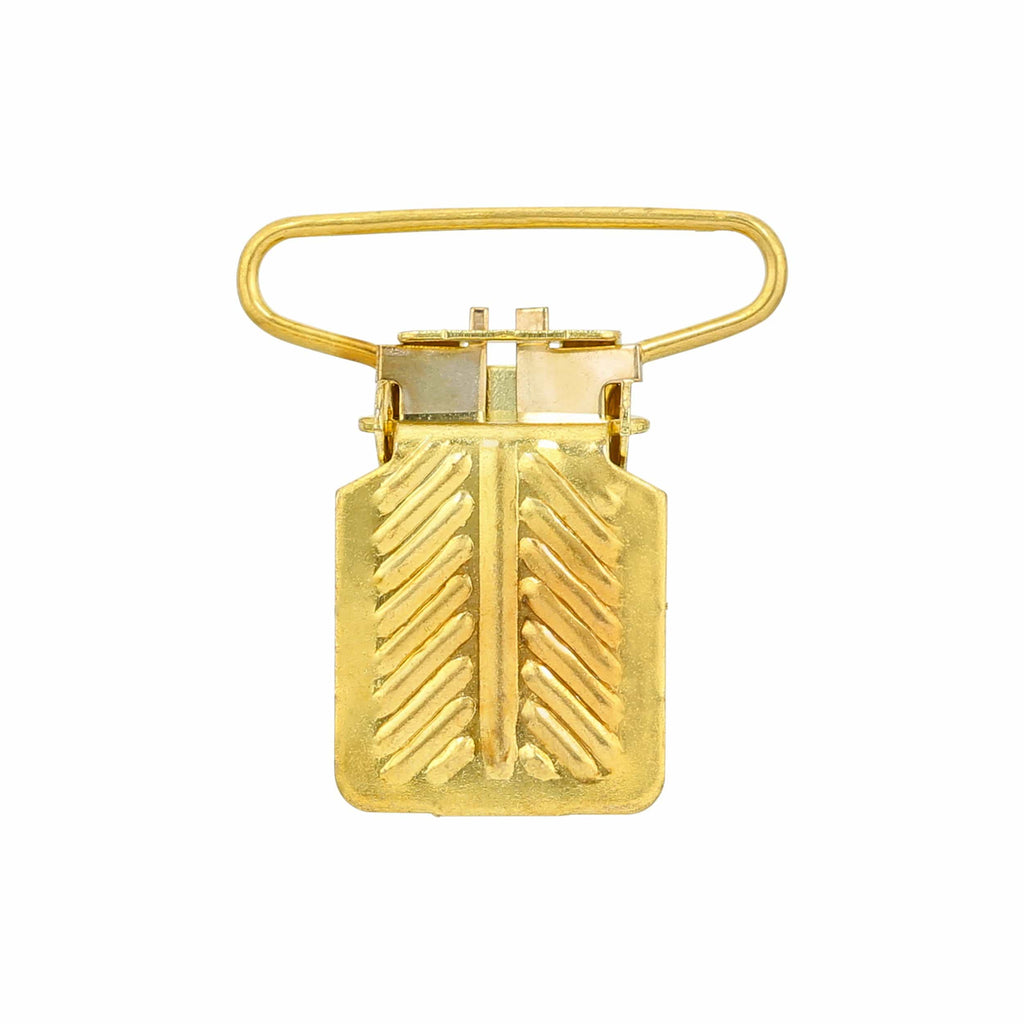 1 Gold, Suspender Clip, Zinc Alloy, #C-1271-1-GOLD
