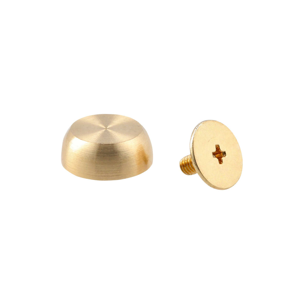 Ohio Travel Bag-Adornments-9mm, Nickel, Round Top Collar Button Stud with  Screw, Solid Brass, #P-2134-NIC-$1.75