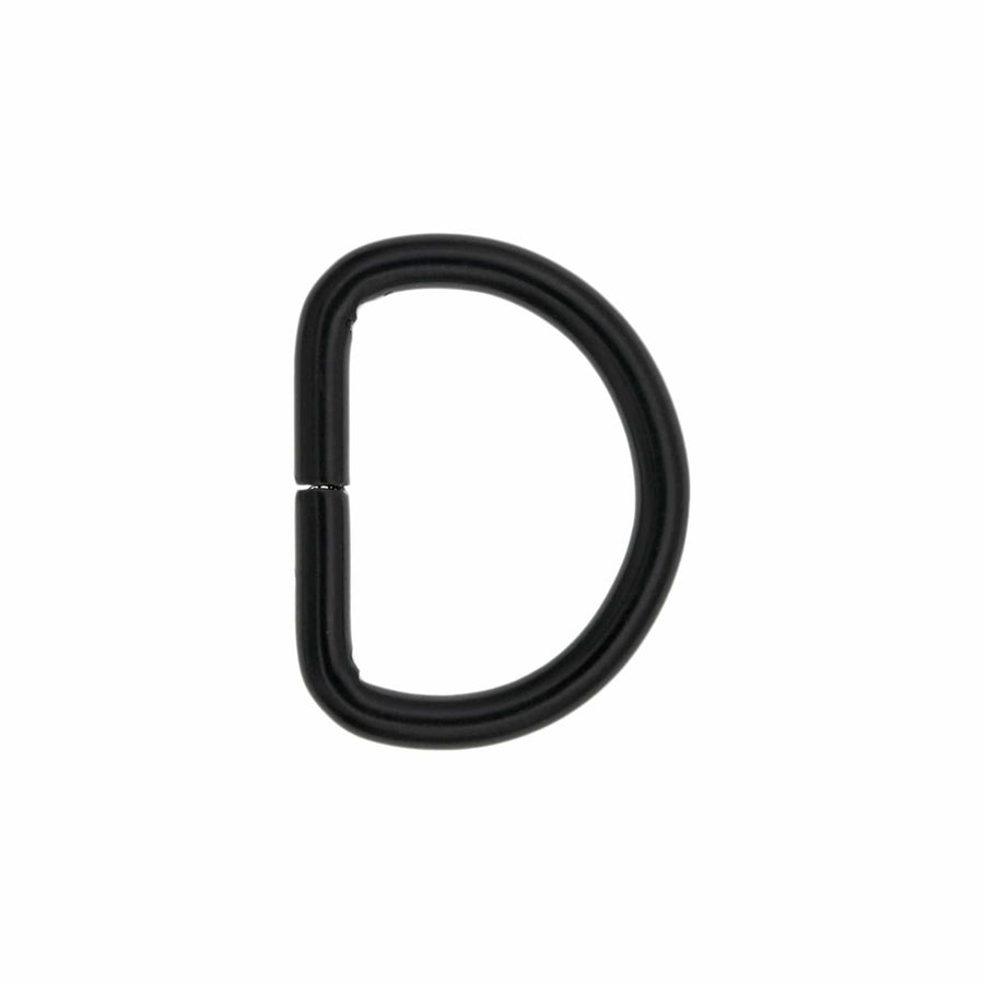Ohio Travel Bag 3/4" Black, Split D-Ring, Steel, #D-105-BLK D-105-BLK