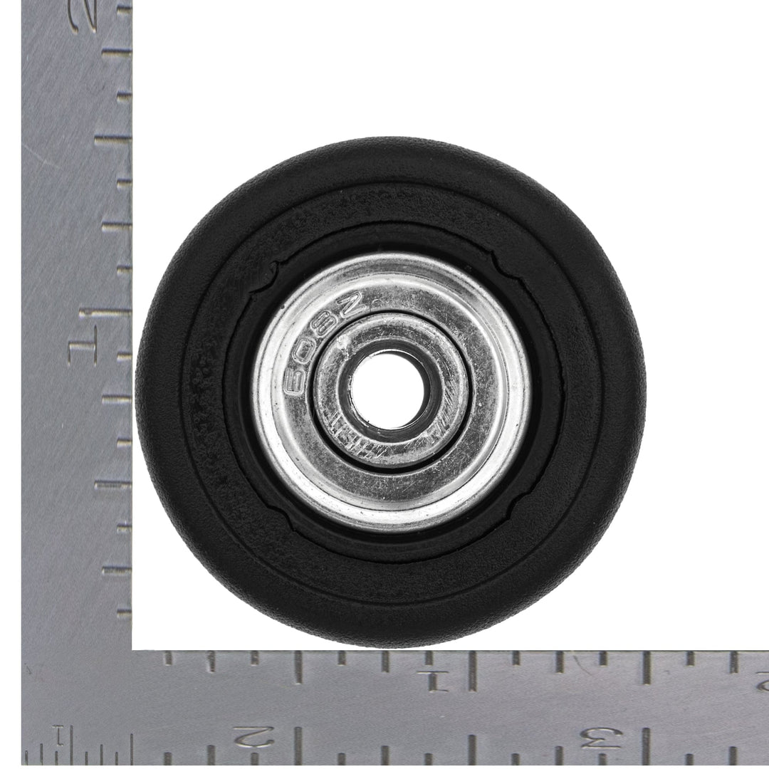 Ohio Travel Bag 40mm Black, Ball Bearing Wheel Only, Plastic, #L-3804-WHL L-3804-WHL