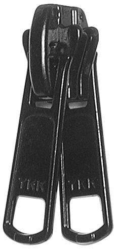 Ohio Travel Bag #5 Black, YKK Vislon Reversible Locking Slider, Zinc Alloy, #5V-3-BLK 5V-3-BLK