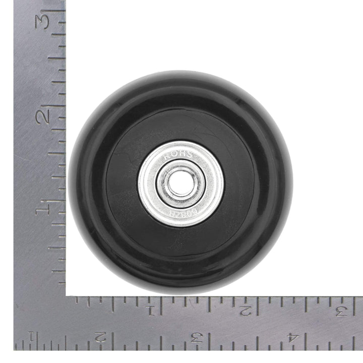 Ohio Travel Bag 58mm Black, Ball Bearing Inline Skate Wheel, Plastic, #L-3814 L-3814