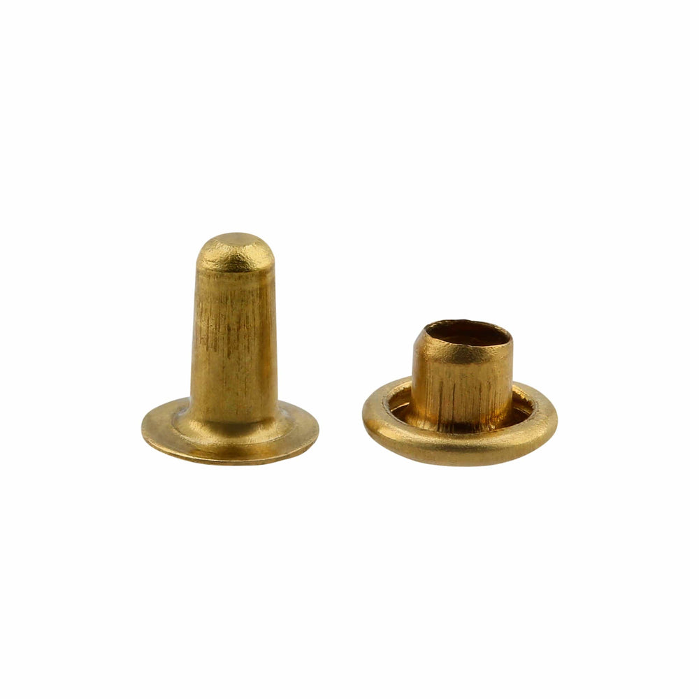 Bronze Rivets for Leather 100ct 4mm 6mm 8mm Small Bronze Cap Rivet