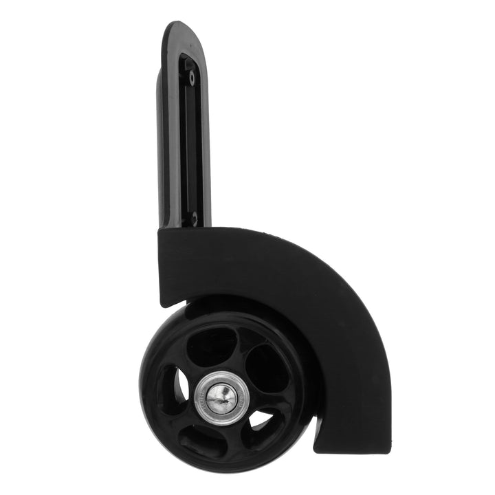 Ohio Travel Bag 75mm Black, Ball Bearing Wheel with Housing Pair, Plastic, #L-3687 L-3687