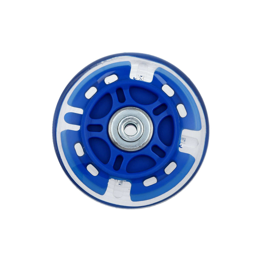 Ohio Travel Bag 76mm Blue, In-line skate wheel with LED Lights, PolyUrethane, #L-3891-BLU L-3891-BLU