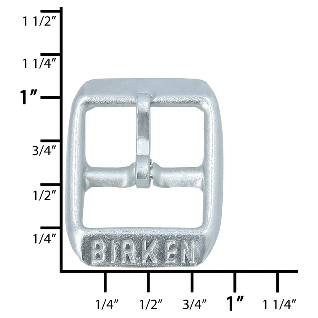 Ohio Travel Bag Birkenstock 16mm Silver, Birkenstock Buckle, Steel, #C-1821-SILV C-1821-SILV