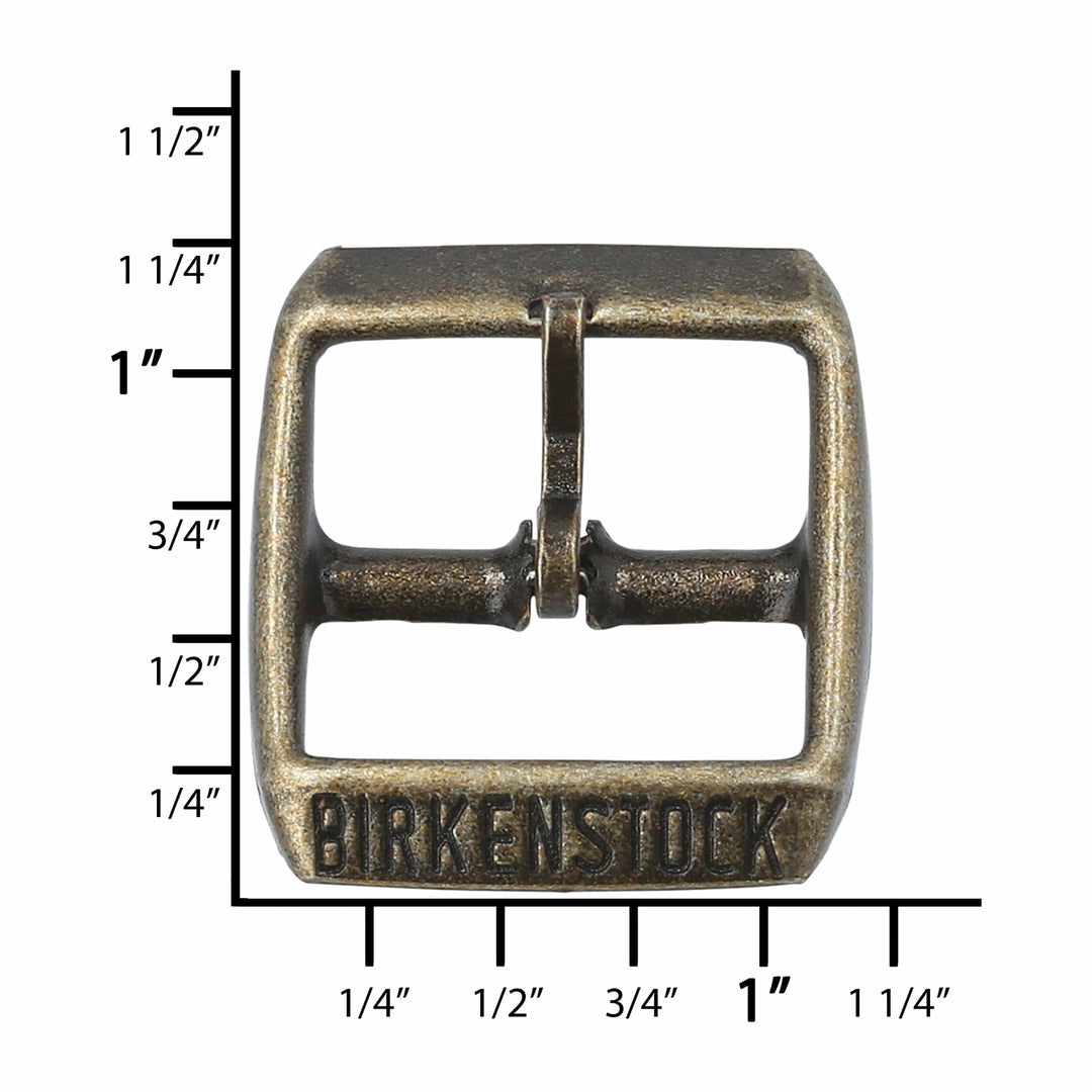 Ohio Travel Bag Birkenstock 22mm Antique Brass, Birkenstock Buckle, Steel, #C-1503-ANTB C-1503-ANTB
