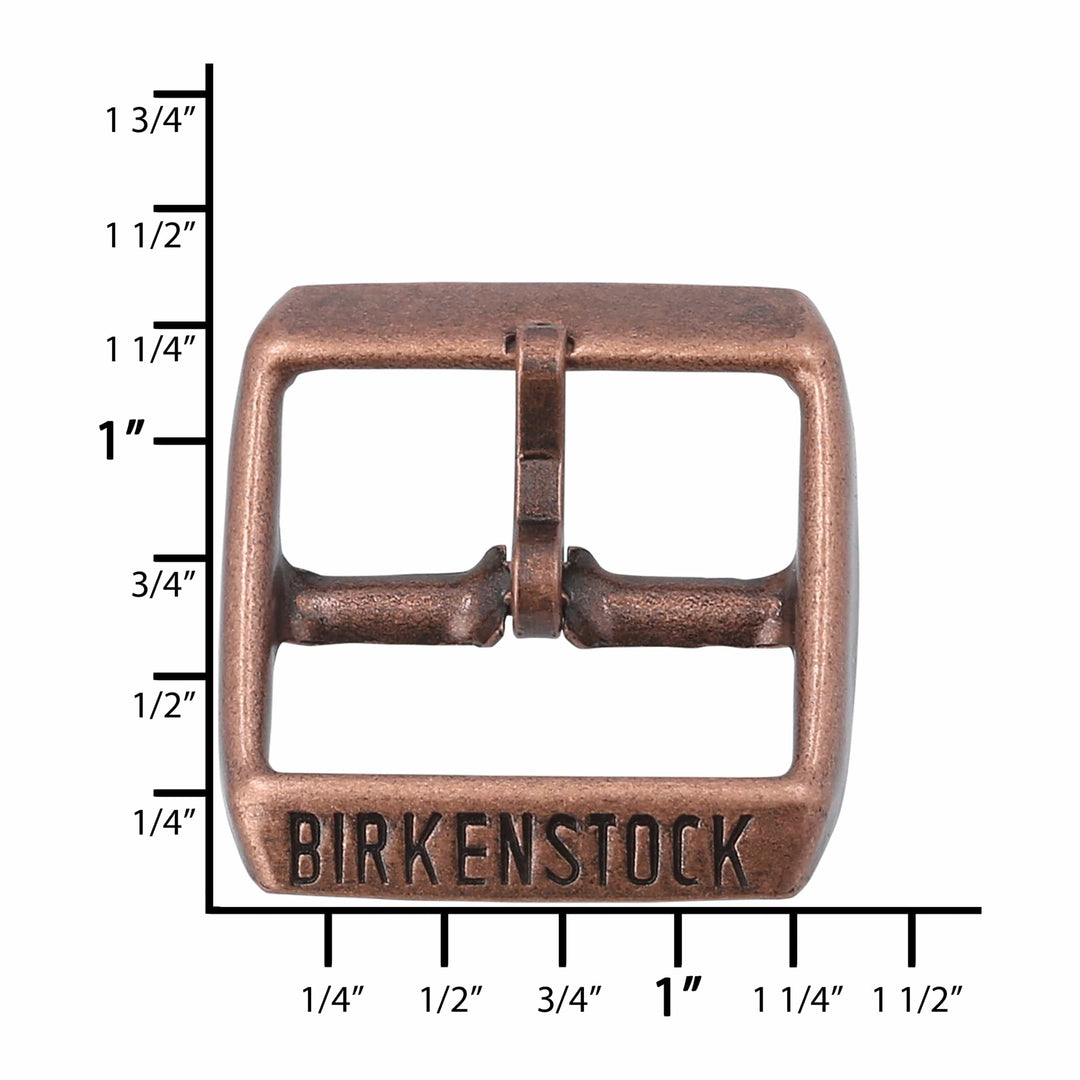 30mm Antique Copper, Birkenstock Buckle, Steel