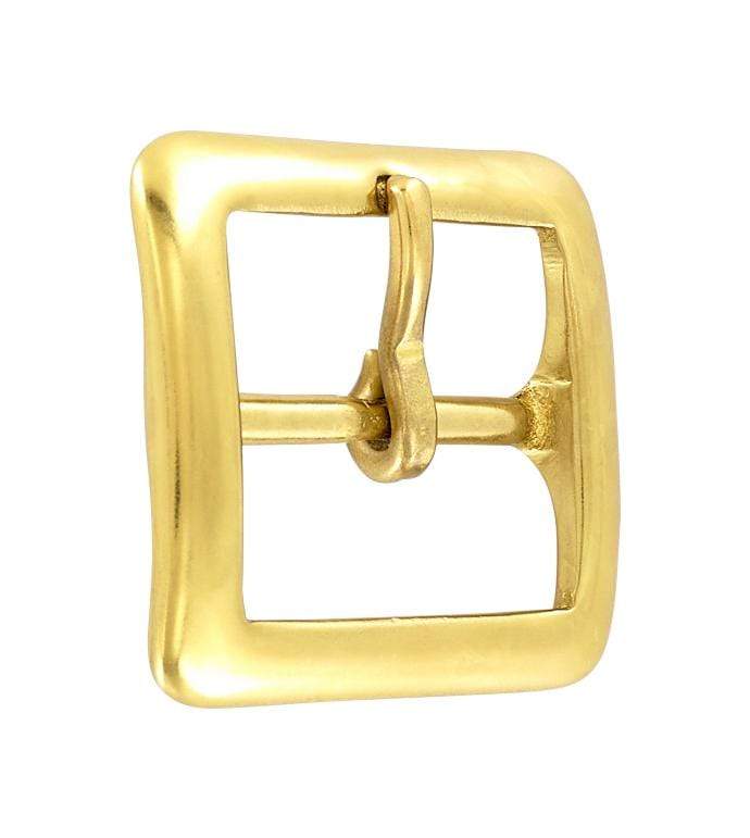 9946 Solid Brass Buckle Replacement Center Bar Single Prong Buckle