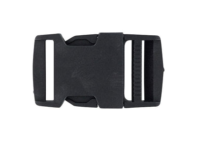 Ohio Travel Bag Buckles 1 1/4" Black, Side Squeeze Buckle, Plastic, #SS-1-1-4 SS-1-1-4