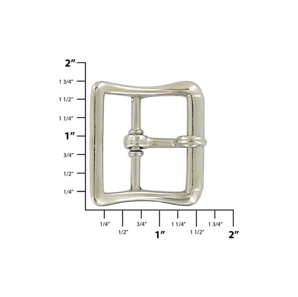 1 Nickel, 2-Sided Halter Ring, Zinc Alloy, #L-2485