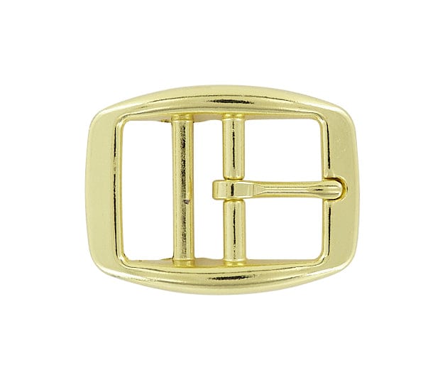 Ohio Travel Bag-Buckles-1 1/2 Brass, D Shaped Center Bar Buckle, Solid  Brass, #C-1344-$3.25