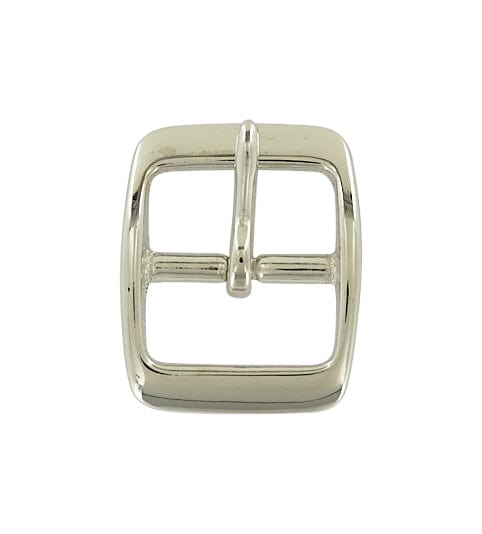 S002B BOC Rectangle Buckle Solid Brass Buckle Center Bar Single Prong Buckle  Fits 3/4 Wide Belt (Gold) - Conchos