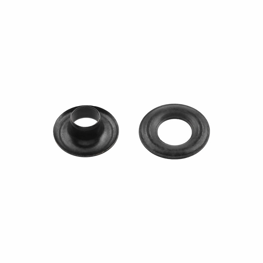 Ohio Travel Bag Fasteners #00 Black, Grommet with Washer, Solid Brass - 24 pk, #GROM-00-BLK GROM-00-BLK