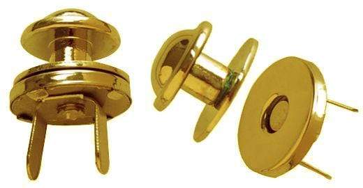 Ohio Travel Bag Fasteners 1/2" Gold, Magnetic Snap, Steel, #P-2783-GOLD P-2783-GOLD