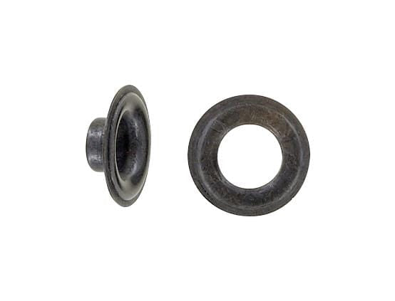 Ohio Travel Bag Fasteners #1 Grommet With Washer Solid Brass Black - 12pk, #GROM-1-SBBK GROM-1-SBBK