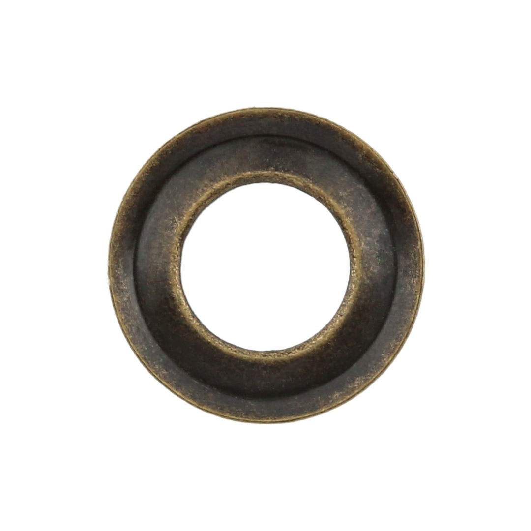 Ohio Travel Bag Fasteners 19/64" Antique Brass, Washer, Steel - 36pk, #A-402-ANTB A-402-ANTB
