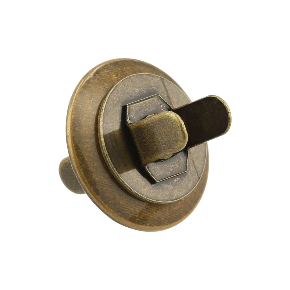 Ohio Travel Bag Fasteners 19mm Antique Brass, Beveled Low Profile Magnetic Snap, Steel, #P-2407-ANTB P-2407-ANTB