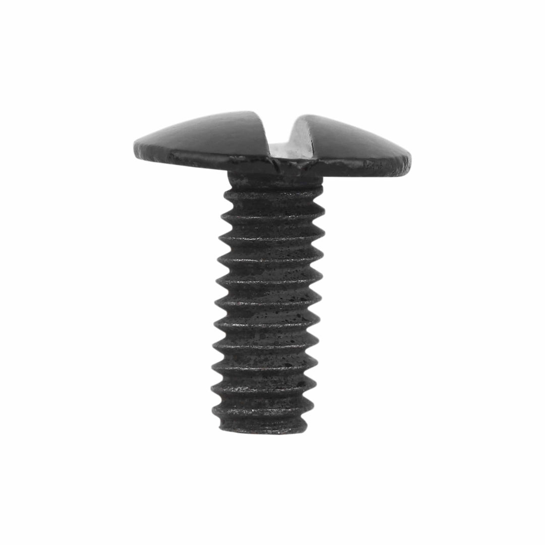 Ohio Travel Bag Fasteners 3/8" Glossy Black, Chicago Screw Only, Solid Brass, #L-156SC-3-8BLK L-156SC-3-8BLK