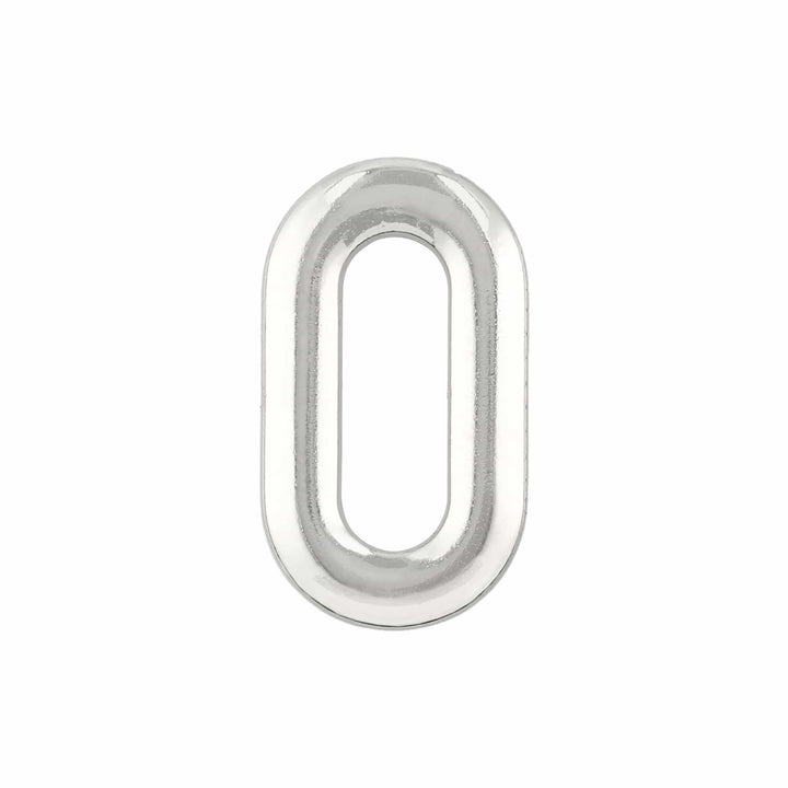 Ohio Travel Bag Fasteners 5/16" Nickel, Oblong Force Fit Eyelet, Zinc Alloy, #P-2633 P-2633