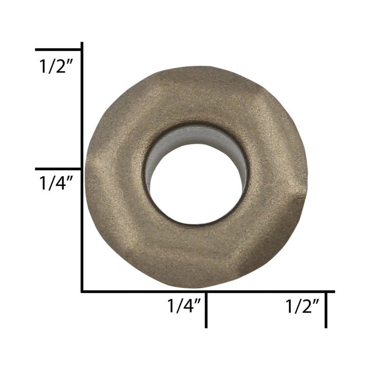 Ohio Travel Bag Fasteners 5.1mm Antique Brass, Eyelet, Solid Brass - 12 pk, #A-329-ANTB A-329-ANTB