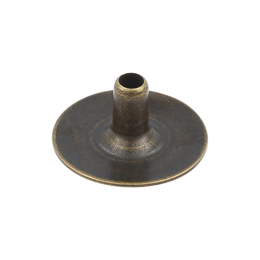 Ohio Travel Bag-Fasteners-3/8 Antique Brass, Boot Hook with Rivet, Steel,  #A-314-ANTB-$0.45