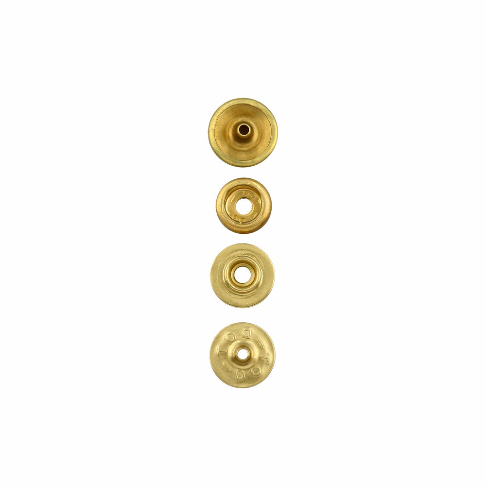 Ohio Travel Bag Fasteners Line 20 Snap Set Solid Brass(Pack of 10 Sets Complete), #WF-045 WF-045