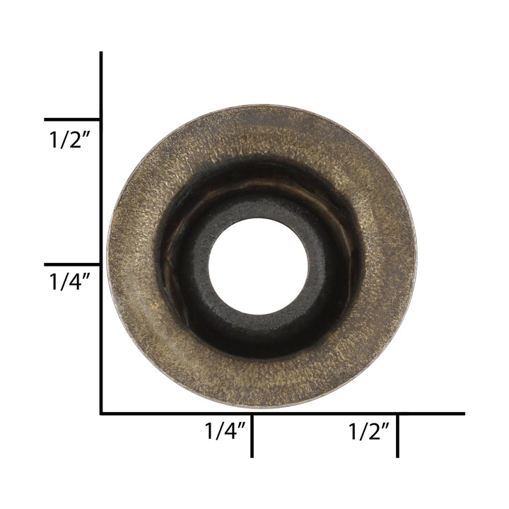 Ohio Travel Bag Fasteners Line 24 Antique Brass, Stud, Steel, #A-334-ANTB A-334-ANTB