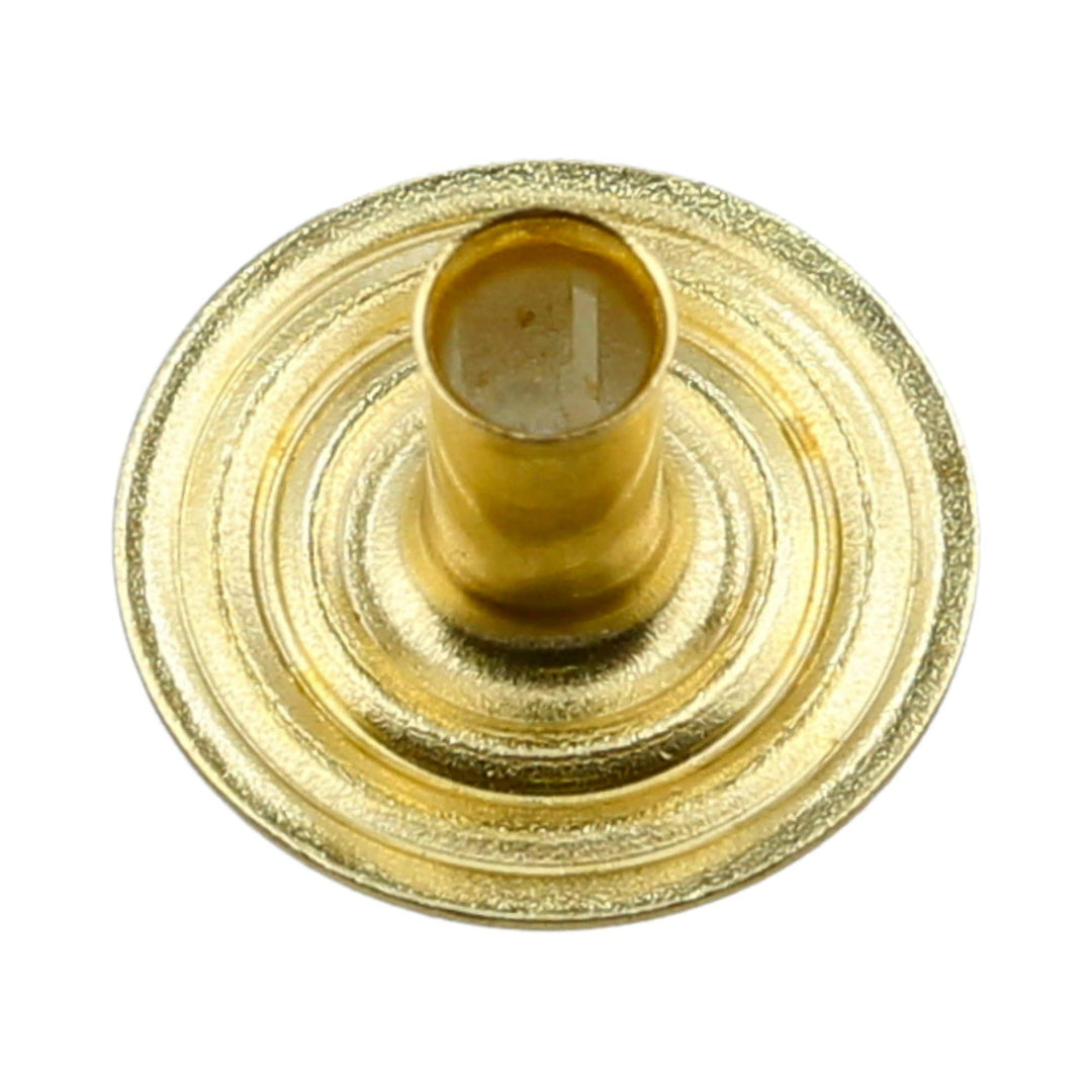 Ohio Travel Bag Fasteners Line 4 Brass, Parallel Spring Snap Post, Solid Brass, #4375-SB 4375-SB