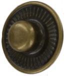 Ohio Travel Bag Fasteners Line 6 Antique Brass, Parallel Spring Snap Stud, Solid Brass, #6374-ANTB 6374-ANTB