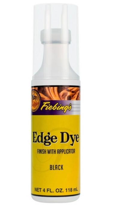 Ohio Travel Bag--Fiebings Edge Dye Finish & Applicator Black, #ED