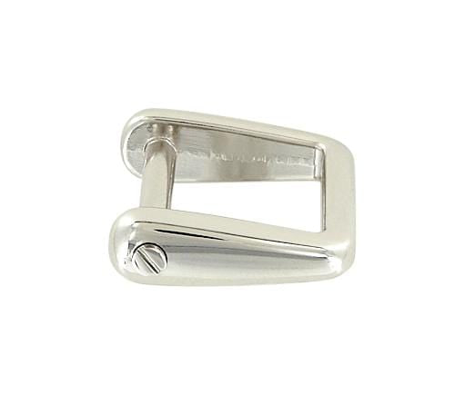 Ohio Travel Bag Handles 3/4in Ring With Screw-In Pin Nickel, #P-2288 P-2288