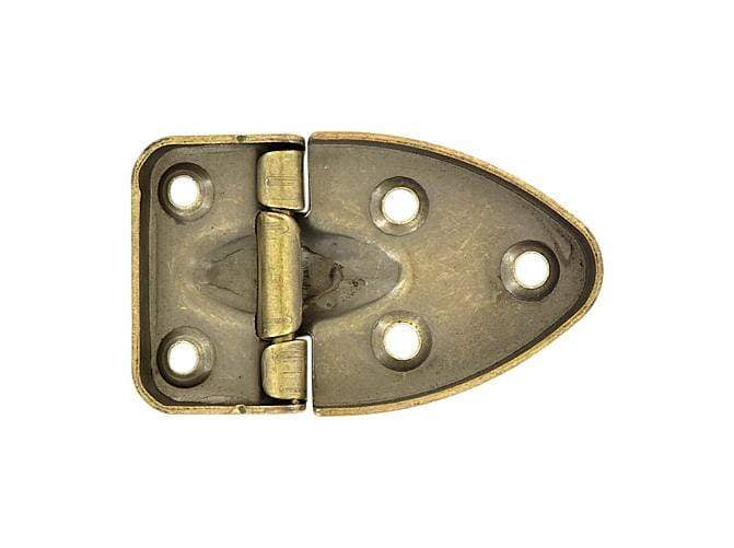 Ohio Travel Bag Locks & Closures 1 1/2" Antique Brass, Stop Hinge, Zinc Alloy, #D-66-ANTB D-66-ANTB