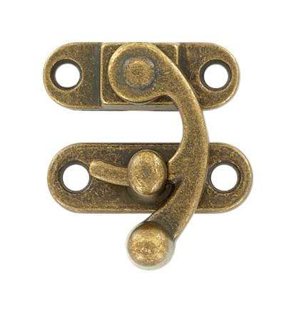 Ohio Travel Bag Locks & Closures 1 1/4" Antique Brass, Box Closure, Zinc Alloy, #P-2433-ANTB P-2433-ANTB